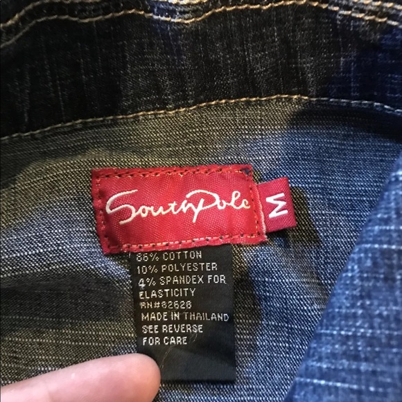 Women's South Pole Denim Button Jacket  Medium_630 - Picture 5 of 5